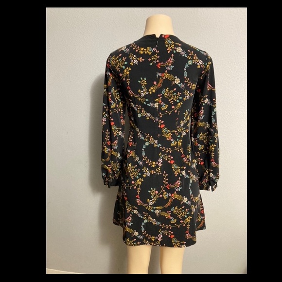 Loft Women Career Formal Long Sleeve Floral Dress - Picture 6 of 9